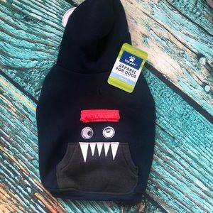 Funny Face Dogs Hoodie- S